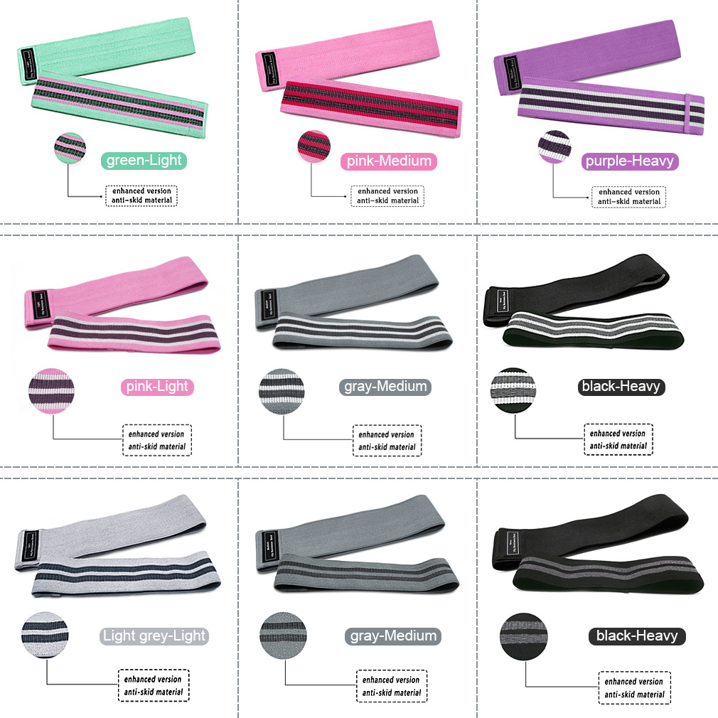 Fabric Exercise Loop Bands Yoga, Pilates, Rehab, 