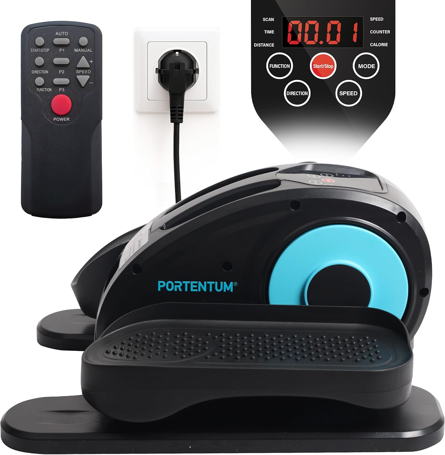 Mini Electric Elliptical with Remote Control and Display 