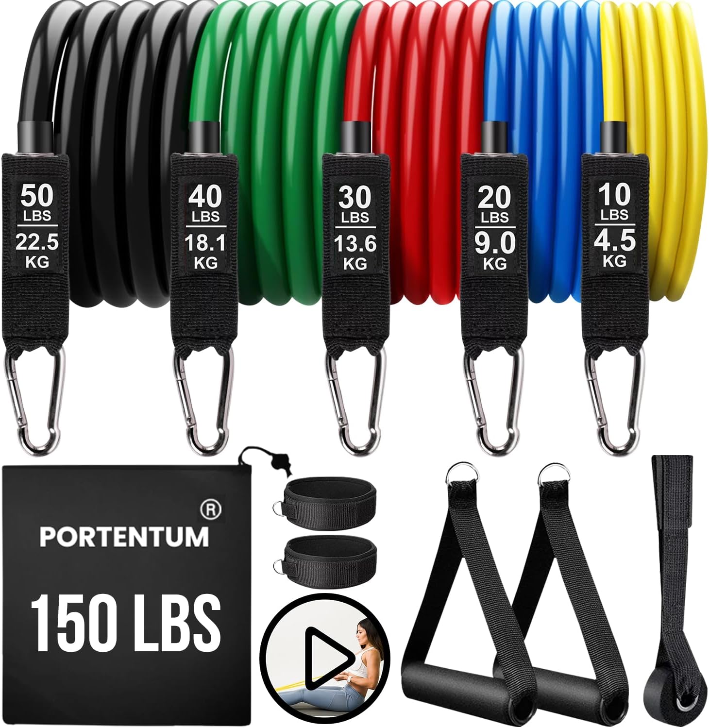 150LBS Elastic Bands